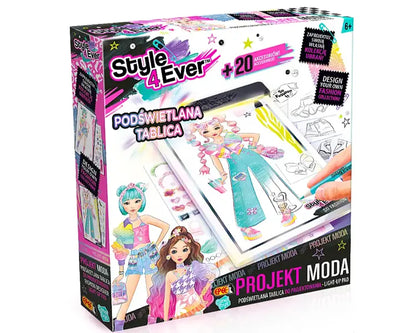 Projekt Moda - Podświetlana tablica do projektowania