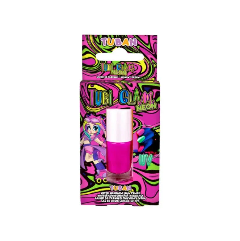Tuban lakier do paznokci Tubi Glam neon różowy