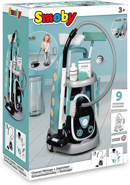 SMOBY Wózek do sprzątania+odkurzacz 330316WEB