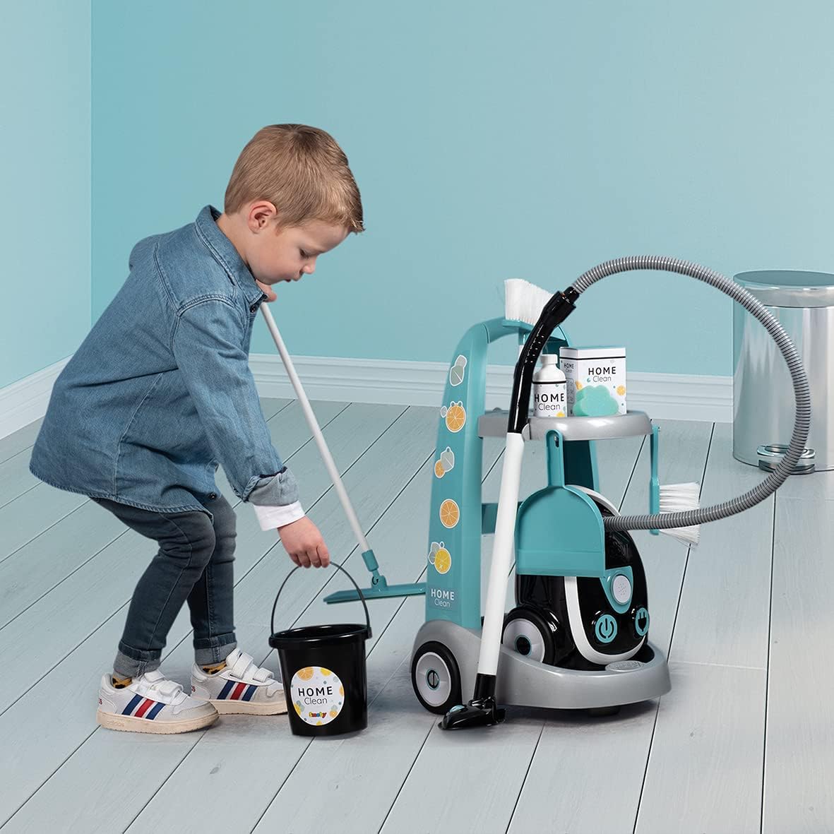SMOBY Wózek do sprzątania+odkurzacz 330316WEB