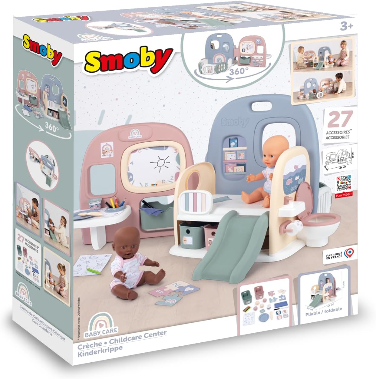 SMOBY Baby Care Kącik zabaw 240307