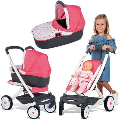 SMOBY Maxi Cosi wózek 3w1 253198