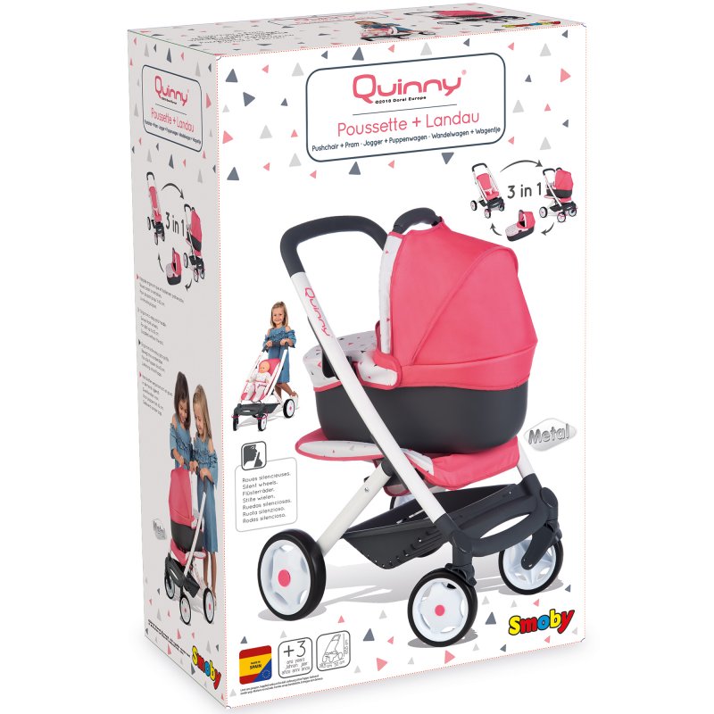 SMOBY Maxi Cosi wózek 3w1 253198