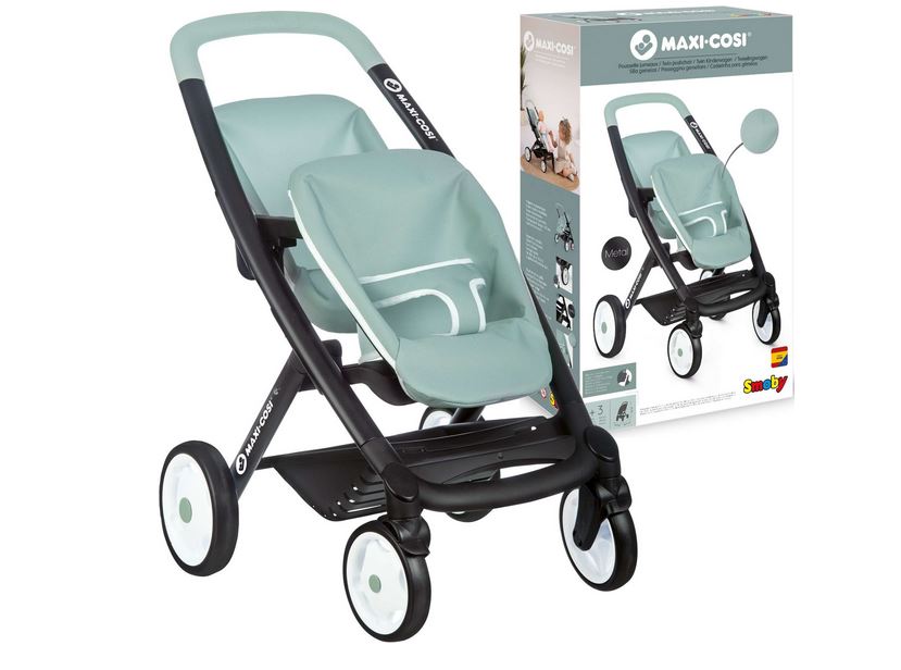 SMOBY Maxi Cosi spacerówka d/bliźniąt ziel 253220