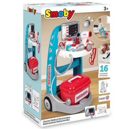 SMOBY elektroniczny wózek medyczny 340202