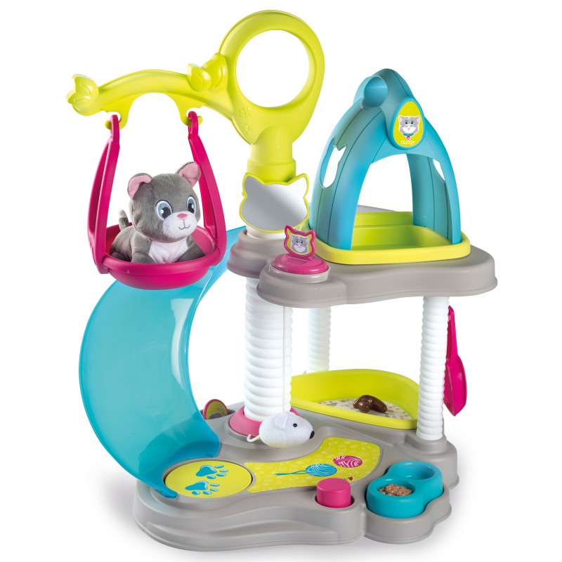 SMOBY Domek kota + miauczący kot 340400