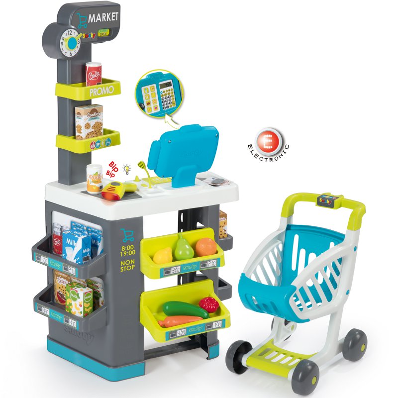 SMOBY market z wózkiem 350212