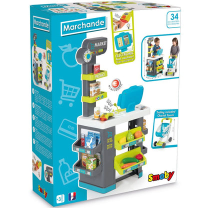 SMOBY market z wózkiem 350212
