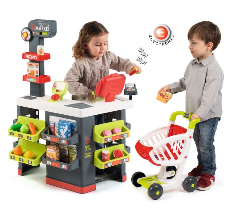SMOBY supermarket z wózkiem 350213