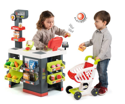SMOBY supermarket z wózkiem 350213