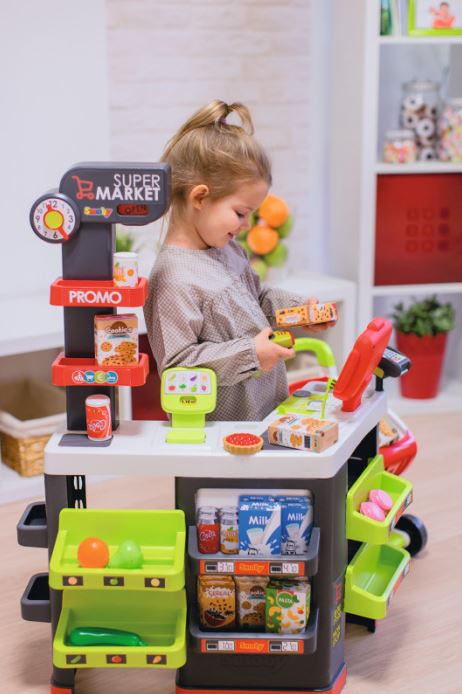 SMOBY supermarket z wózkiem 350213