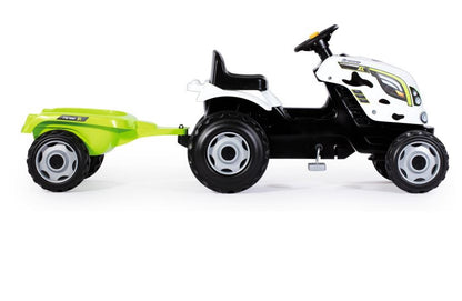 SMOBY traktor XL krówka z przyczepką 710113