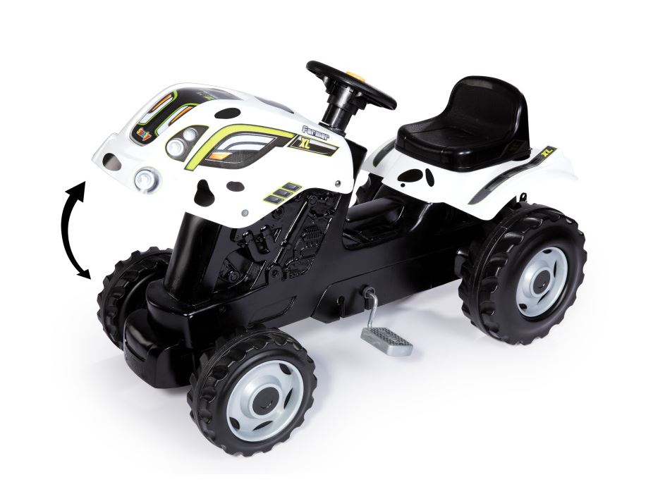 SMOBY traktor XL krówka z przyczepką 710113