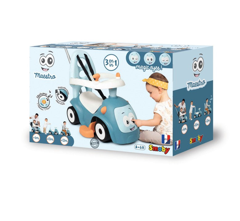 SMOBY jeździk Maestro 4w1 niebieski 720304