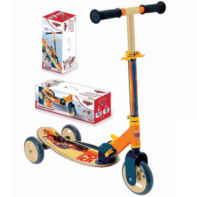 SMOBY hulajnoga 3-koł.drewniana Cars3 750119