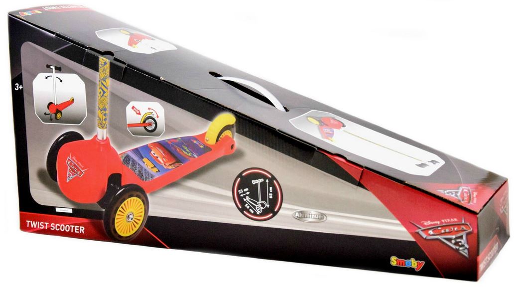 SMOBY hulajnoga trójkołowa Twist Cars 750214