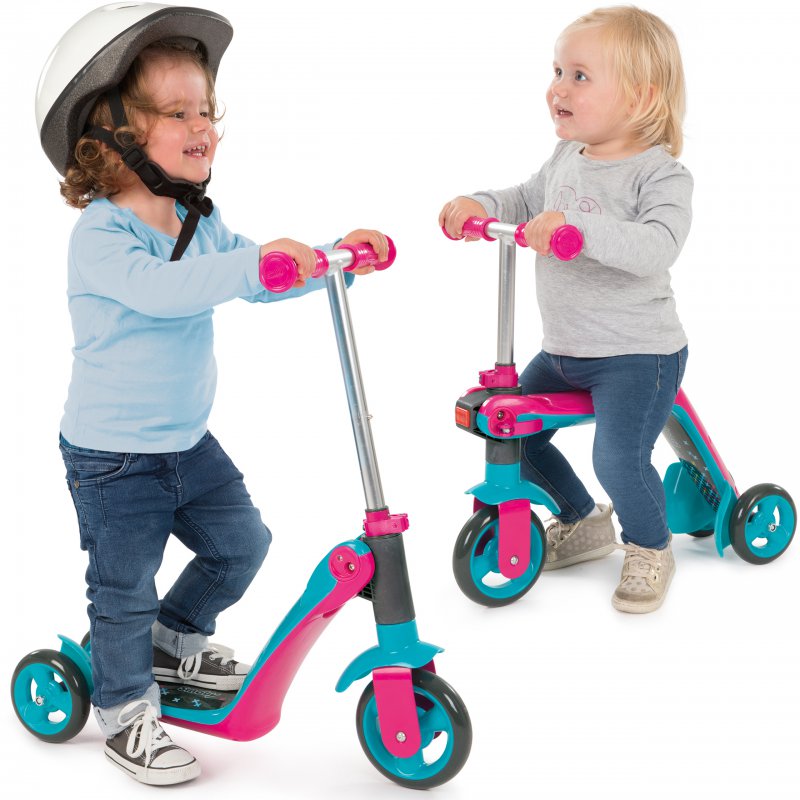 SMOBY hulajnoga 2w1 różowa 750603