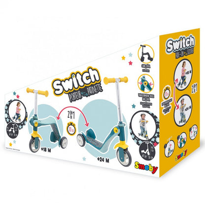 SMOBY hulajnoga 2w1 750612