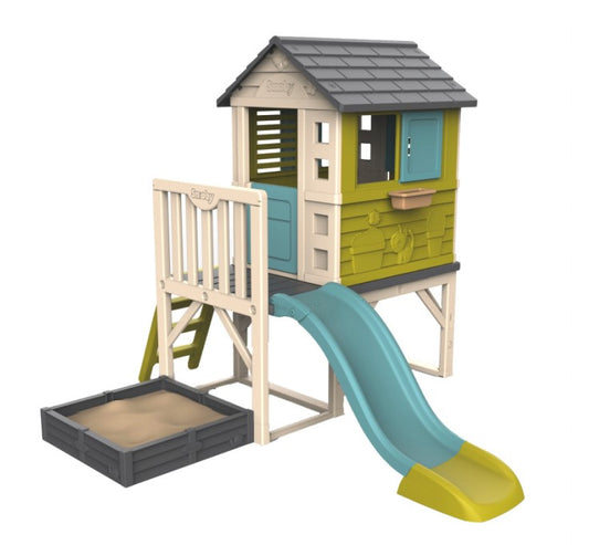SMOBY domek na palach z piaskownicą 810801