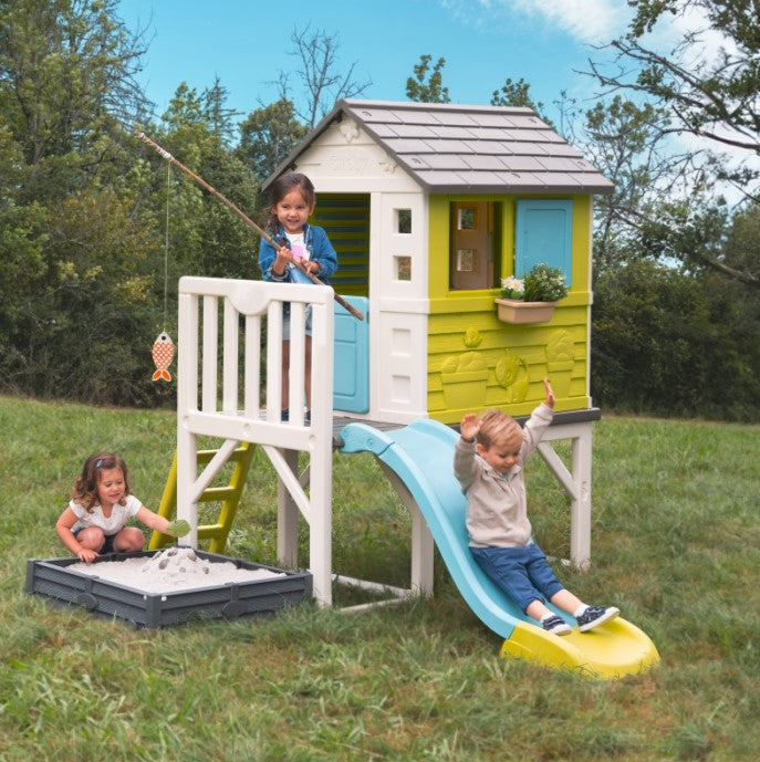 SMOBY domek na palach z piaskownicą 810801