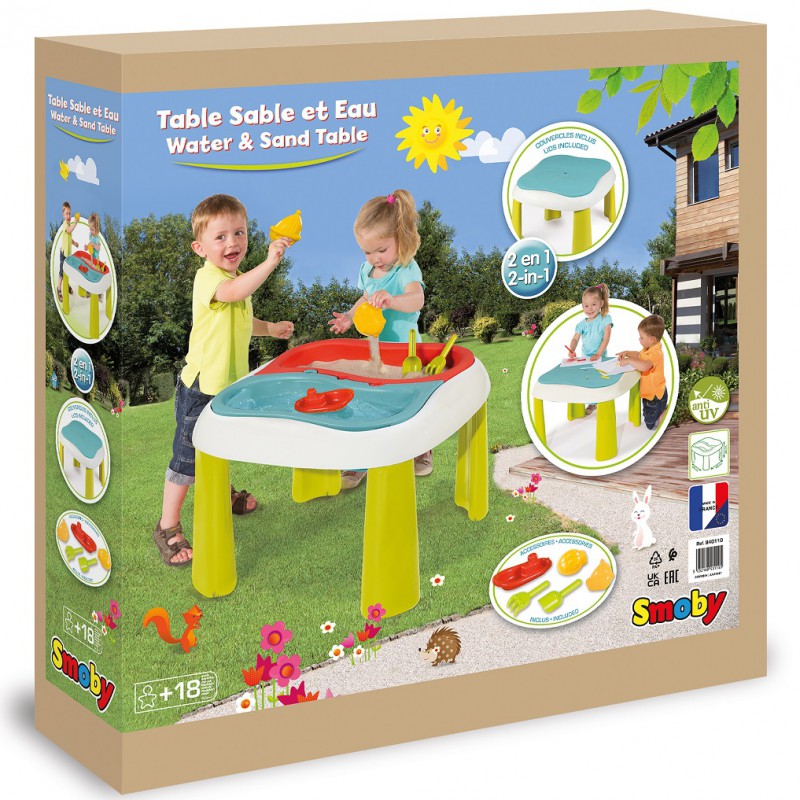SMOBY stolik do zabawy wodą i piaskiem 840110