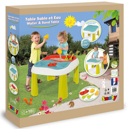 SMOBY stolik do zabawy wodą i piaskiem 840110