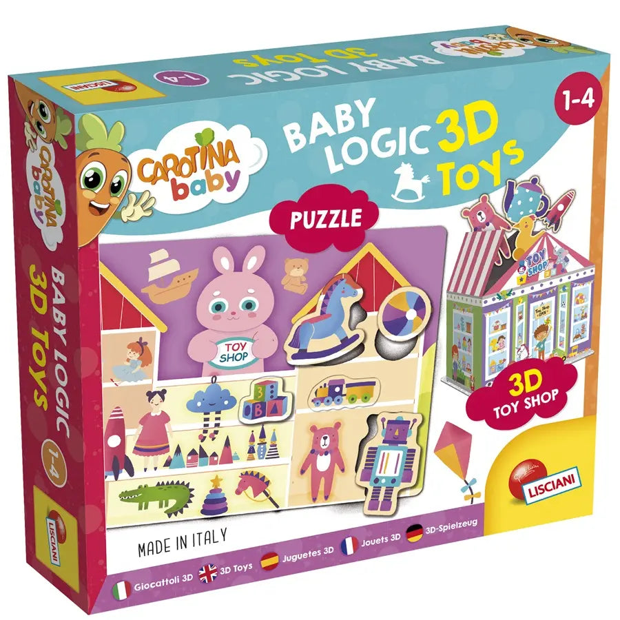 Lisciani Carotina Baby Logic 3D Zabawki 92543