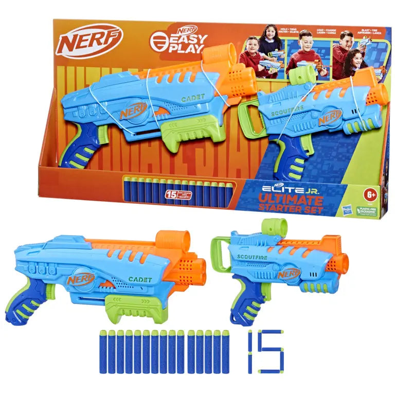 Nerf Elite Junior - Dwie wyrzutnie Ultimate Starter Set + strzałki