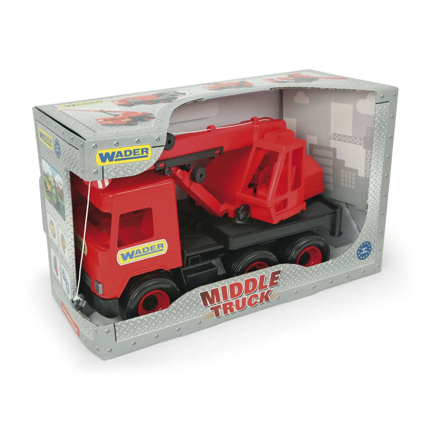 WADER Middle Truck dźwig czerwony 32112 21120