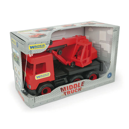 WADER Middle Truck dźwig czerwony 32112 21120