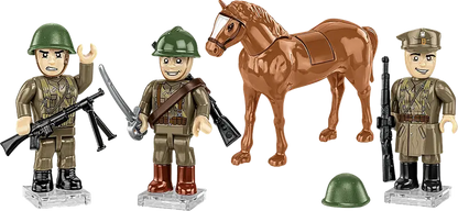 Cobi Historical Collection WWII Polscy ułani 3 figurki - 44 klocki