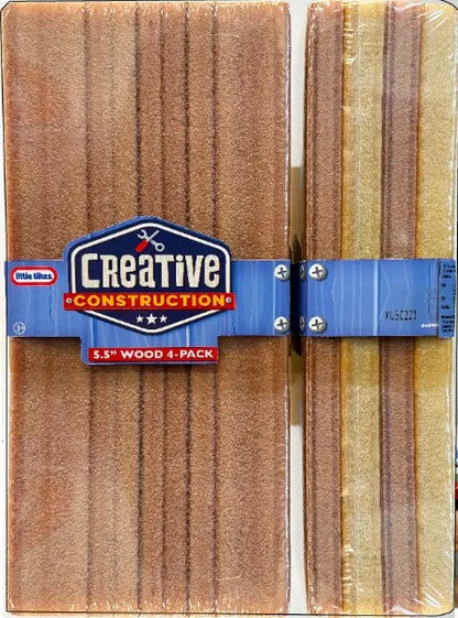 LITTLE TIKES CreativeConstr.Wood 4pak 644900