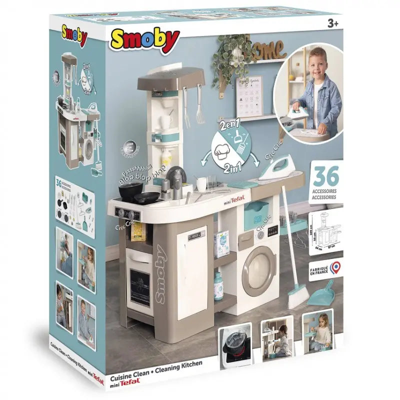 SMOBY Mini Tefal Studio kuchnia z pralką 311050