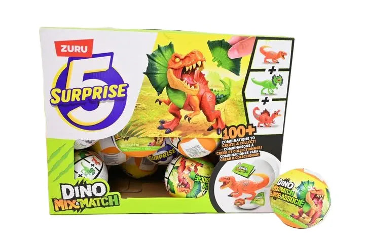 5 Surprise Dino mix and match, kula niespodzianka