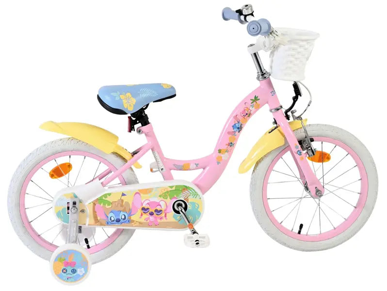 Rowerek 16cali Stitch różowy