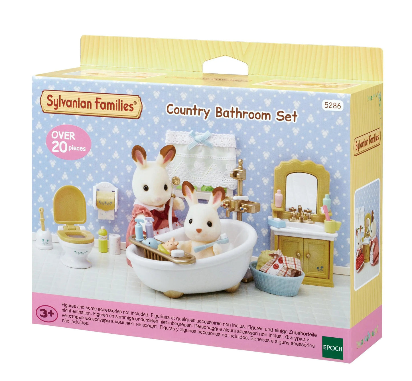 Sylvanian zestaw do łazienki w stylu wiejskim