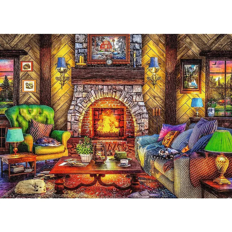 Puzzle 2 x 500 elementów - Wycieczka w góry