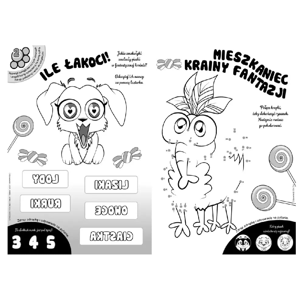 Chi chi love zdrapuj koloruj naklejaj cz1