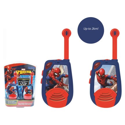 LEXIBOOK Spiderman walkie talkie 2km TW25SP 46273