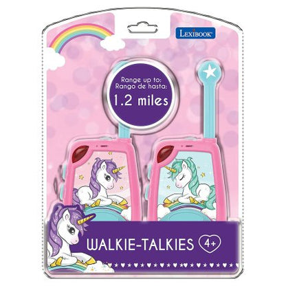 LEXIBOOK Unicorn walkie talkie 2km TW25UNI 93345