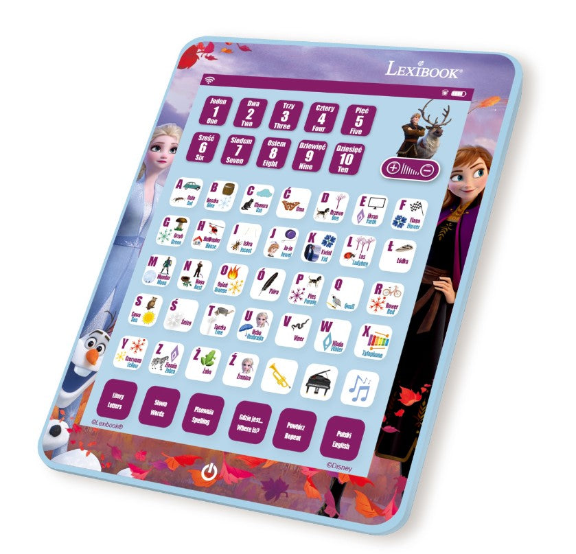 LEXIBOOK Frozen tablet edukacyjny PL/EN JCPAD00