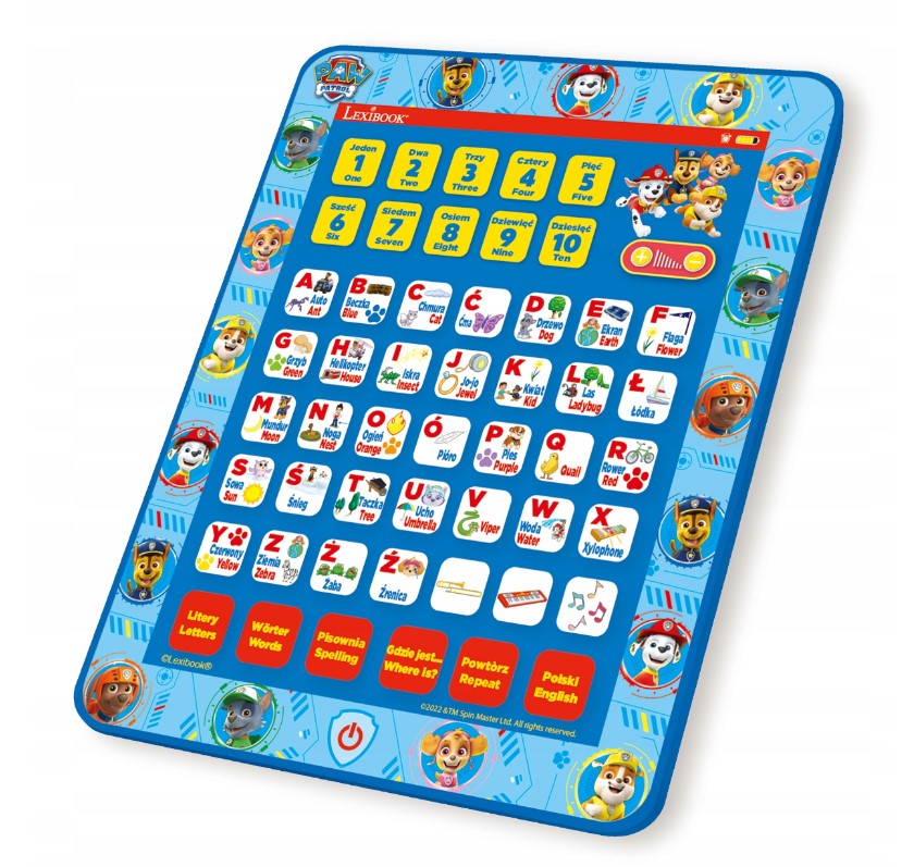 LEXIBOOK Psi Patrol tablet edu PL/EN JCPAD002PAi17
