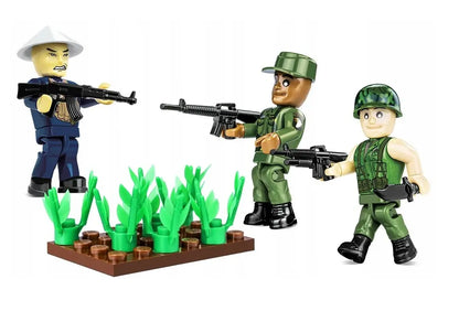 COBI HC WWII Vietnam War 30 klocków + 3 figurki 2047