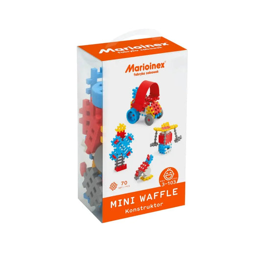 Klocki wafle mini 70 elementów konstruktor