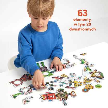 CzuCzu Puzzle kreatywne Robot Lab 3+