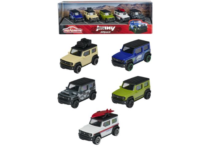 Majorette zestaw aut Jimny 5 szt 205-3177
