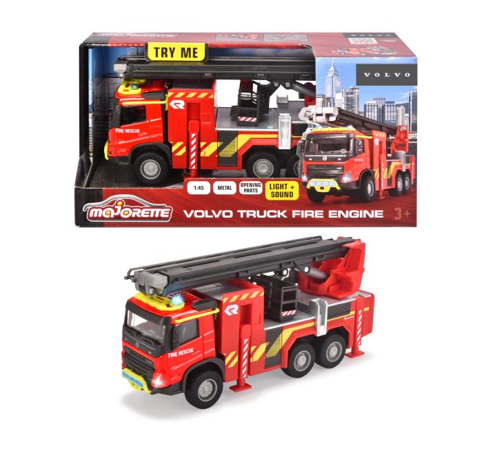 Majorette Volvo straż pożarna 19cm 371-3000