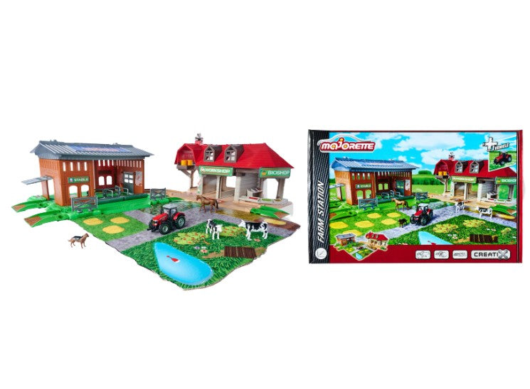 Majorette Creatix stacja farma+pojazd 205-0037