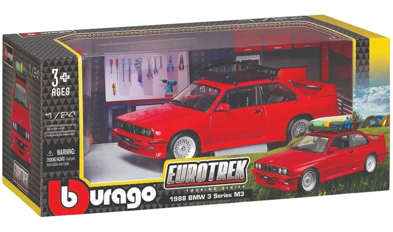 BBU 1:24 Eurotrek 1988 BMW 3 M3 Touring red 23014
