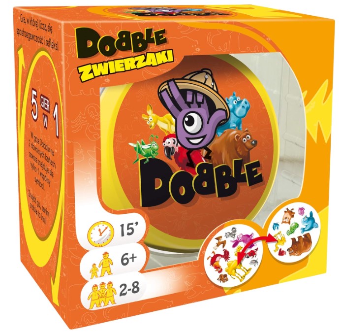 Gra dobble zwierzaki